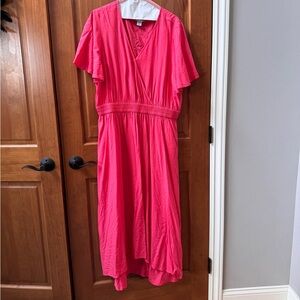 Size XL Tommy Bahamas flowing sleeved maxi dress